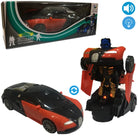 Transformer Bugatti Robot Car – Light & Music
