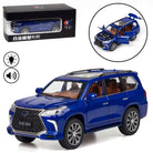 Lexus LX 570 SUV 1:24 Die-Cast Model Car with Light, Sound & Opening Doors