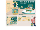 DIY 3 in 1 Portable Kitchen Set Play House Briefcase 27 Pcs