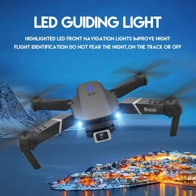 Remote Control Mini Drone LED lighting - GPS - Headless mode - Without Camera