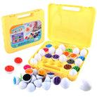 Matching Eggs Color & Shape Recognition & Alphabet Letter Matching A to Z – 26 Pieces Briefcase