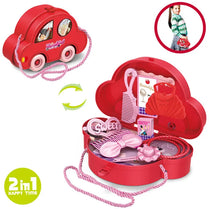 2 in 1 Happy Times Beautiful Theme Amusing Briefcase Car Set