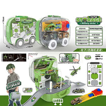 2 in 1 Mini Storage Military Series Army Key Power Cars with Storage Box Briefcase