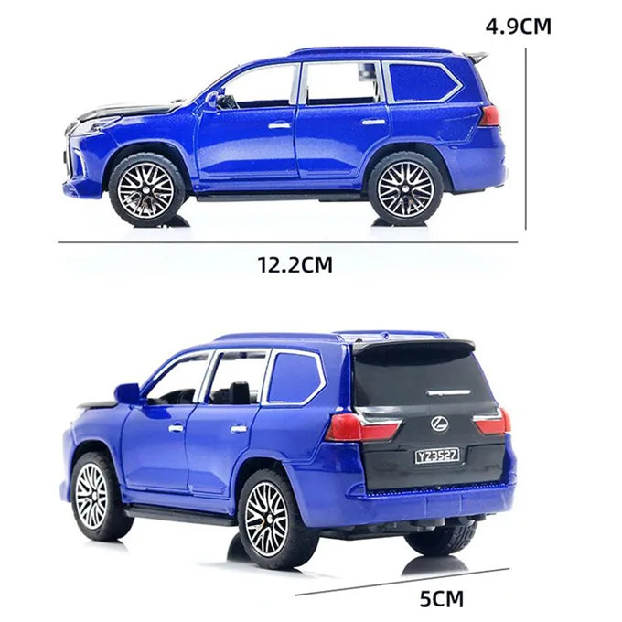 Lexus LX 570 1:36 Die-Cast Pull Back Model Car with Light, Music & Opening Doors