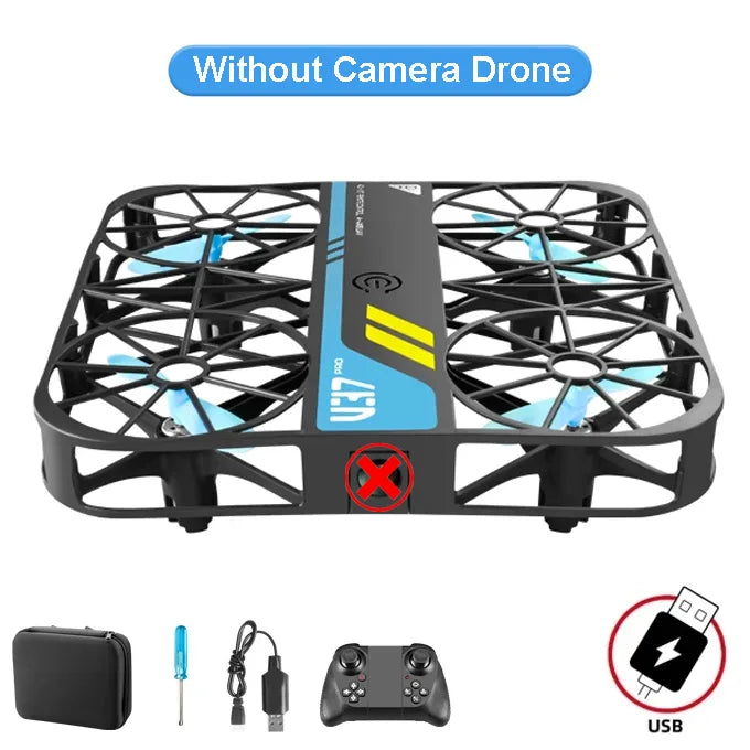 RC37 Foldable Mini Drone 2.4GHz with LED Lights & Headless Mode (No Camera)