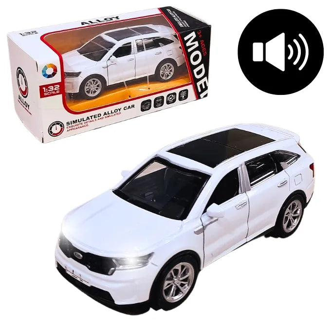 Kia Sorento SUV 1:32 Die-Cast Model Car with Light, Sound & Opening Doors – 5 Inch