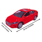 Hyundai Elantra 1:32 Die-Cast Model Car with Light, Sound & Opening Doors – 5 Inch