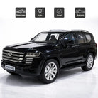 Toyota Land Cruiser Prado 1:24 Push Power Model Car with Light, Music & Opening Doors