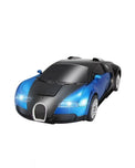 Remote Control Transformer Bugatti Rechargeable Robot Car