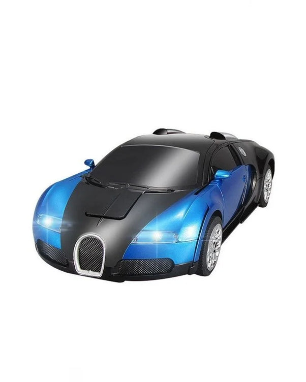 Remote Control Transformer Bugatti Rechargeable Robot Car