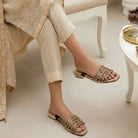 Milli Legacy 503 Embellished Flat Slippers For Women