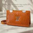 Milli Legacy Croc Print Fashion HandBag For Women