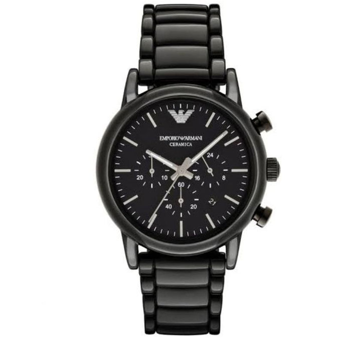 Emporio Armani AR1507 Men’s Chronograph Quartz Stainless Steel Black Dial 43mm Watch