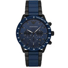 Emporio Armani AR70001 Men’s Chronograph Quartz Analog Stainless Steel Blue Dial 43mm Watch