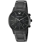 Emporio Armani AR2485 Renato Black Stainless Steel Black Dial Chronograph Quartz Watch
