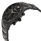 Emporio Armani AR2485 Renato Black Stainless Steel Black Dial Chronograph Quartz Watch