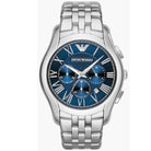 Emporio Armani AR1787 Classic Men's Quartz Chronograph Stainless Steel Navy Blue Dial 44.5mm Watch