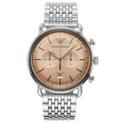 Emporio Armani AR11239 Men’s Quartz Analog Display Stainless Steel Strap 43mm Watch