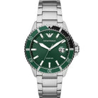Emporio Armani AR11338 Men’s Quartz Stainless Steel Green Dial 42mm Watch