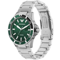 Emporio Armani AR11338 Men’s Quartz Stainless Steel Green Dial 42mm Watch