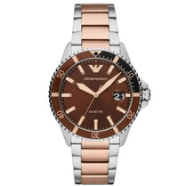 Emporio Armani AR11340 Men’s Quartz Stainless Steel Brown Dial 42mm Watch