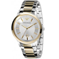 Emporio Armani AR2449 Men’s Chronograph Quartz Stainless Steel Silver Dial 43mm Watch