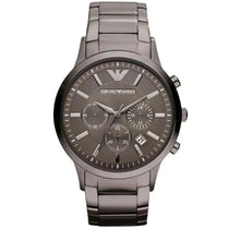Emporio Armani AR2454 Men's Renato Grey Stainless Steel Chronograph Quartz Watch