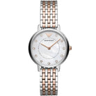 Emporio Armani AR11094 Women's Kappa Two-Tone Stainless Steel Mother of Pearl Dial Quartz Watch