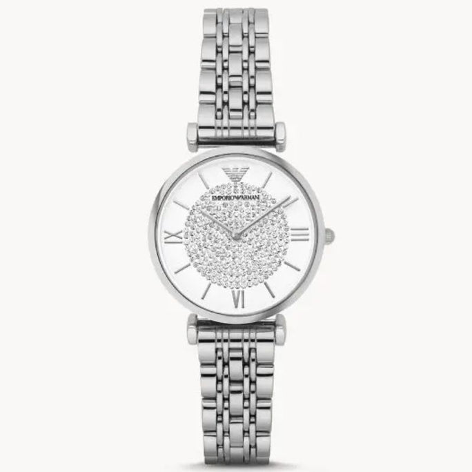 Emporio Armani AR1925 Women’s Quartz Stainless Steel White 32mm Watch