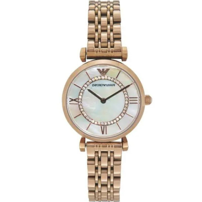 Emporio Armani AR1909 Women’s Analog Stainless Steel Mother of pearl Dial 32mm Watch
