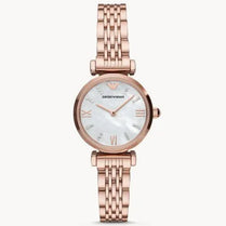 Emporio Armani AR11316 Women’s Stainless Steel Mother of Pearl Dial 28mm Watch