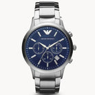 Emporio Armani AR2448 Men’s Chronograph Quartz Stainless Steel Blue Dial 41mm Watch