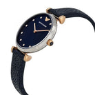 Emporio Armani AR1989 Women’s Quartz Leather Strap Blue Dial 33mm Watch