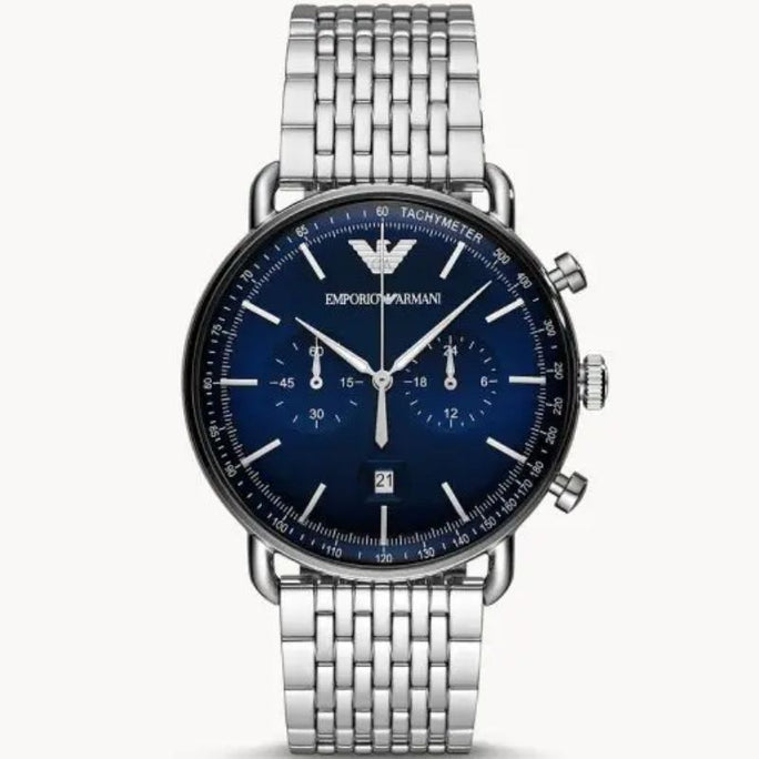 Emporio Armani AR11238 Men’s Chronograph Stainless Steel 43mm Watch