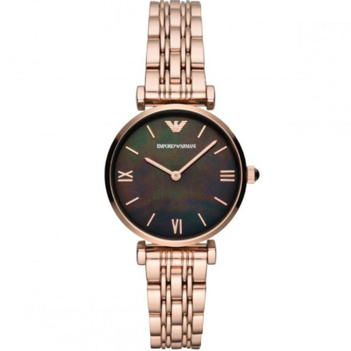 Emporio Armani AR11145 Women’s Analog Stainless Steel Black Dial 32mm Watch
