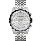Emporio Armani AR6073 Men’s Quartz Stainless Steel Silver Dial 46mm Watch