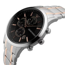 Emporio Armani AR11165 Men’s Analogue Quartz Stainless Steel Black Dial 43mm Watch
