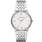 Emporio Armani AR80014 Men’s Quartz Stainless Steel White Dial 41mm Watch