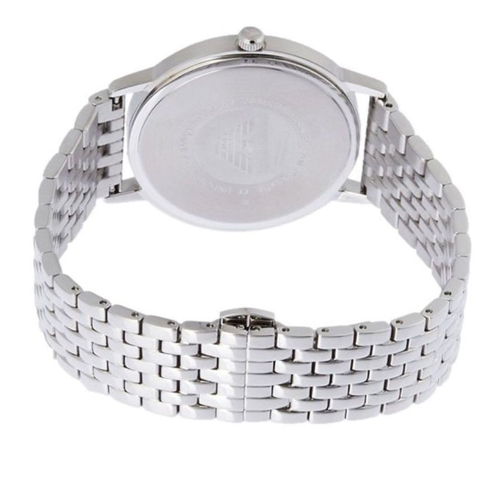 Emporio Armani AR80014 Men’s Quartz Stainless Steel White Dial 41mm Watch