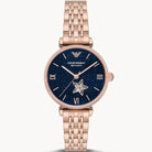 Emporio Armani AR60043 Women’s Automatic Stainless Steel Blue Dial 34mm Watch