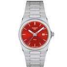 Tissot T137.210.11.421.00 Women’s Quartz Swiss Made Silver Stainless Steel Red Dial 35mm Watch