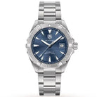 Tag Heuer WAY2112.BA0928 Aquaracer Men’s Automatic Swiss Made Silver Stainless Steel Blue Dial 41mm Watch