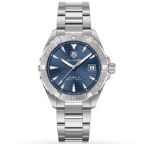 Tag Heuer WAY2112.BA0928 Aquaracer Men’s Automatic Swiss Made Silver Stainless Steel Blue Dial 41mm Watch
