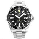 Tag Heuer WAY211A.BA0928 Aquaracer Men’s Automatic Swiss Made Silver Stainless Steel Black Dial 41mm Watch