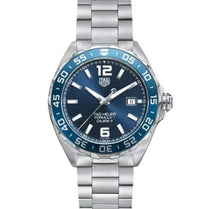 Tag Heuer Formula 1 Men’s Automatic Swiss Made Silver Stainless Steel Blue Dial 43mm Watch WAZ2015.BA0842