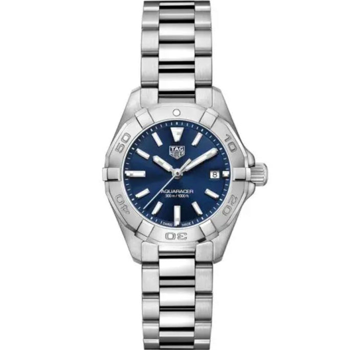 Tag Heuer WBD1412.BA0741 Aquaracer Women’s Quartz Swiss Made Silver Stainless Steel Blue Dial 27mm Watch