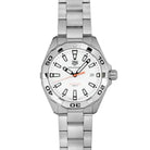Tag Heuer WBD1111.BA0928 Aquaracer Men’s Quartz Swiss Made Silver Stainless Steel White Dial 41mm Watch