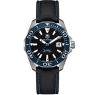 Tag Heuer WAY211B.FC6363 Aquaracer Men’s Automatic Swiss Made Black Nylon Strap Black Dial 41mm Watch