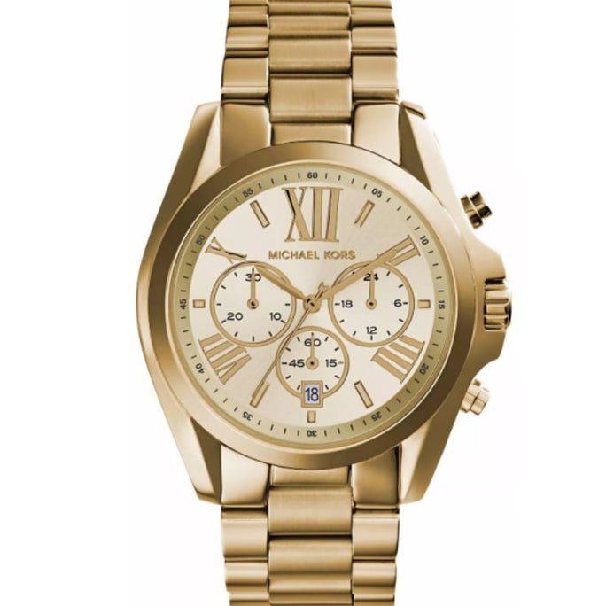 Michael Kors MK5605 Unisex Chronograph Quartz Stainless Steel Champagne Dial 40mm Watch