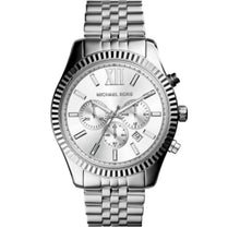 Michael Kors MK8405 Men’s Chronograph Quartz Stainless Steel Silver Dial 45mm Watch